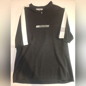 Nike Athletics Shirt Men's Black Short Sleeve Activewear Pullover Size 2XL Sport
